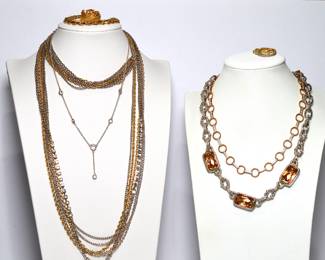Selection of Goldtone & Silvertone Jewelry