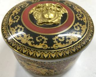 ROSENTHAL VERSACE MEDUSA Porc Trinket Box