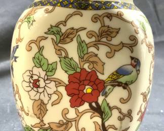 Signed Vintage Asian Porcelain Urn W Lid