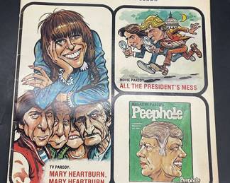 Vintage April 1977 No.1 PARODY Illstr Magazine