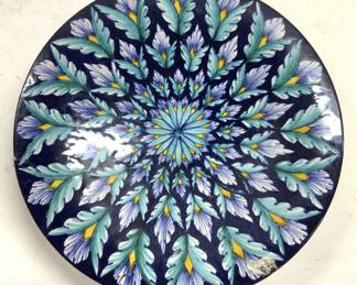 DERUTA IP A MANO Floral Ceramic Plate