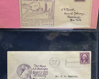 1932/33 SS Washington & Manhattan Commem Covers