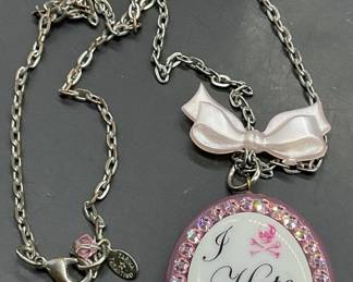 TARINA TARANTINO I Hate/Love You Pendant Necklace
