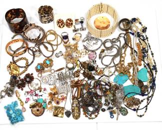 Large Lot of Costume Jewelry
