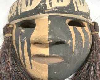 FANNIE LORETTO PABLO JAMEZ Ceramic Warrior Mask