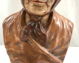 Holland Mold Ceramic Old Sea Hag Bust