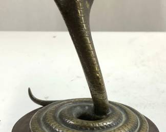 Gilt Bronze French Cobra Pocket Watch Holder