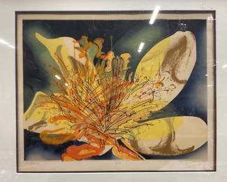 Signed Mary Gloson Wildflower Ltd Edt Print