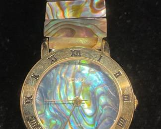 Gemex Abalone Shell Band Watch