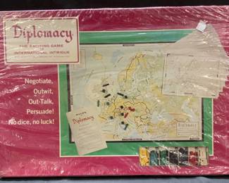 Vintage Diplomacy Board Game NIB