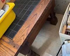Wooden side table