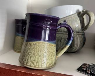 Pottery mugs