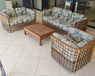 HENRY OLKO -ONE CLUB CHAIR, 3 SEAT AND 2 SEAT SOFA IN GREAT CONDITION