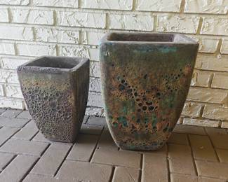 PAIR OF PLANTERS