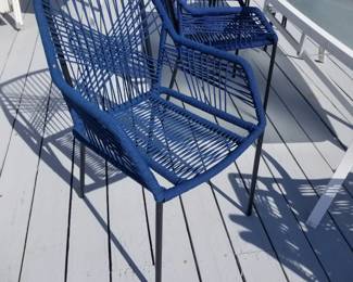 Woven chair detail