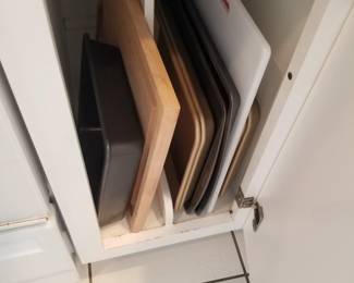 Cutting boards & cookie sheets