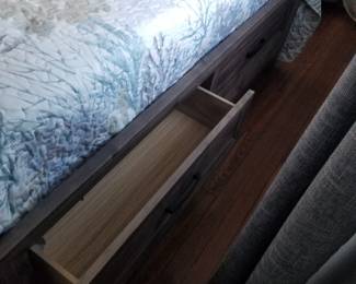 Bed drawer detail