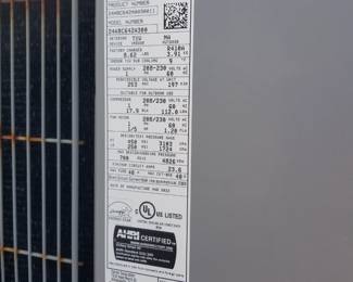 HVAC mfg. March 2022