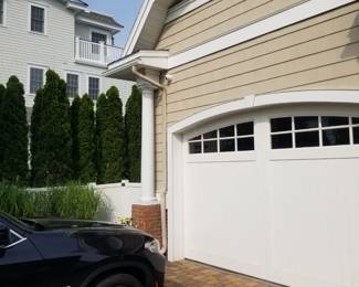 Two garage doors
