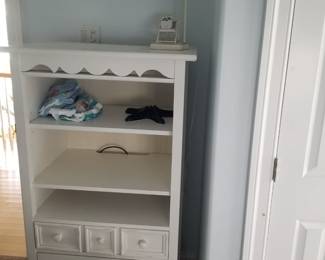 Bookcase with drawer & cupboard storage