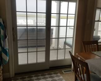 Sliding glass doors