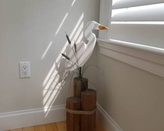 Shorebird sculpture
