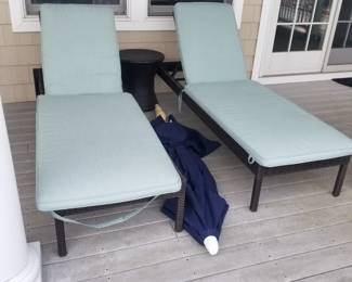 Chaise lounges