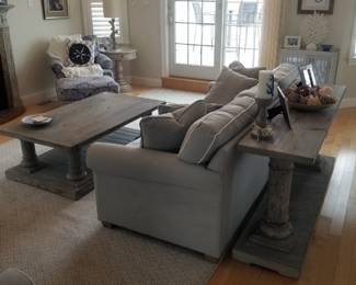 Living room furniture by Restoration Hardware
