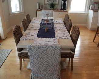 Dining set seats 8