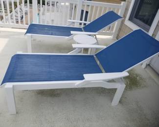 Polyresin chaise lounges