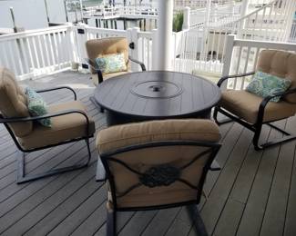 Firepit conversation set