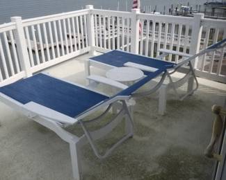 Polyresin chaise lounges