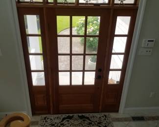 Entry door - interior view