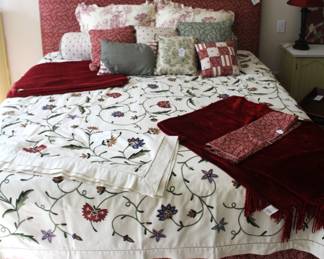 BUY IT NOW! $295.00. Custom upholstered headboard with California King Perfect Sleeper Mattress.