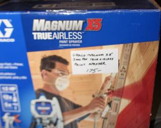 BUY IT NOW! $175.00.  Magnum X5 True Airless paint sprayer kit.