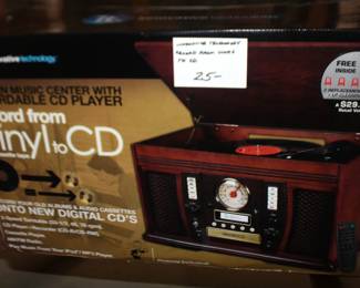 Innovative Technology-record from vinyl to cd.