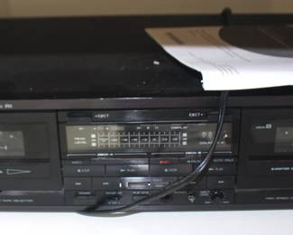 Onkyo TA-W450 Stereo double cassette tape deck.