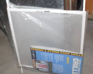 Screen and storm door Grille.