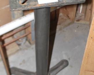 Heavy metal tool stand.