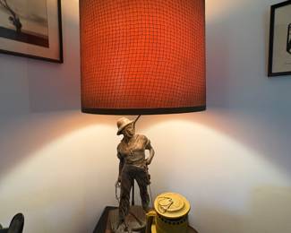 Vintage Fisherman Lamp