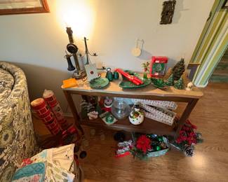 Marble Top Entry Table
