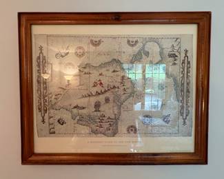 Framed World Maps