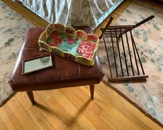 Vintage MCM Ottoman