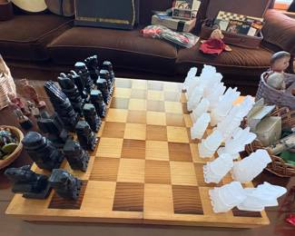 Alabaster Chess Set