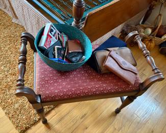 Vintage Bench & Wallets