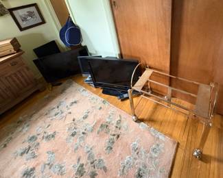 Vintage MCM Brass Cart