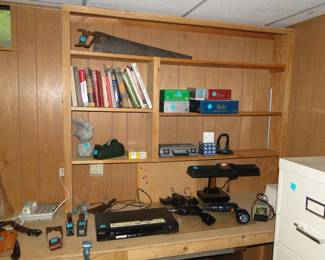 And this wall too, and we have a most amazing desk lamp too
