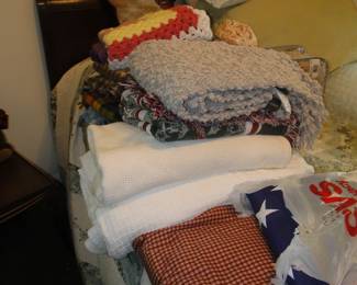 Afghans and blankets, priced to sell