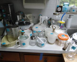 We have it all, from the unique to the Tupperware, to the serving pieces too