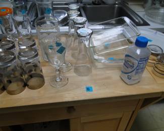 Glassware, and bakeware as well